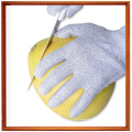 El mejor precio de trabajo de seguridad anti corte guantes protección de la mano cortar guantes seguros HPPE shell PU revestimiento anti corte guante